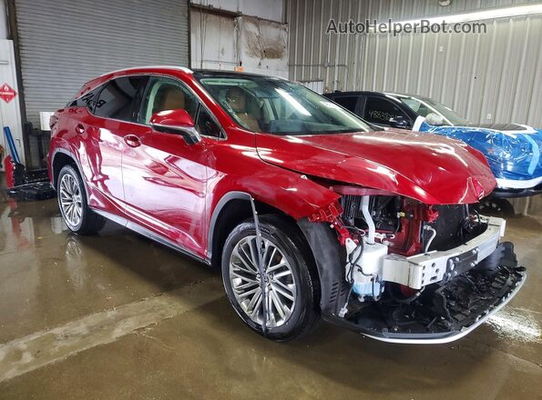 2T2JZMDA0MC299839 2021 LEXUS RX Red Przód prawy