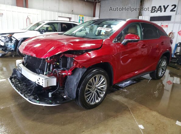 2T2JZMDA0MC299839 2021 LEXUS RX Red Przód lewy