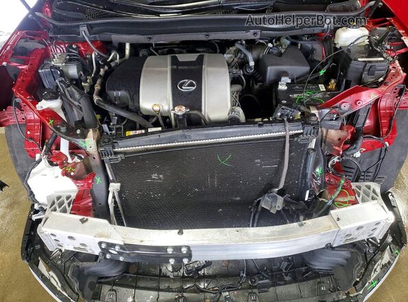2T2JZMDA0MC299839 2021 LEXUS RX Red Widok wnętrza z tyłu