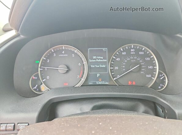 2T2JZMDA9LC246054 2020 LEXUS RX Белый Вид щитка приборов