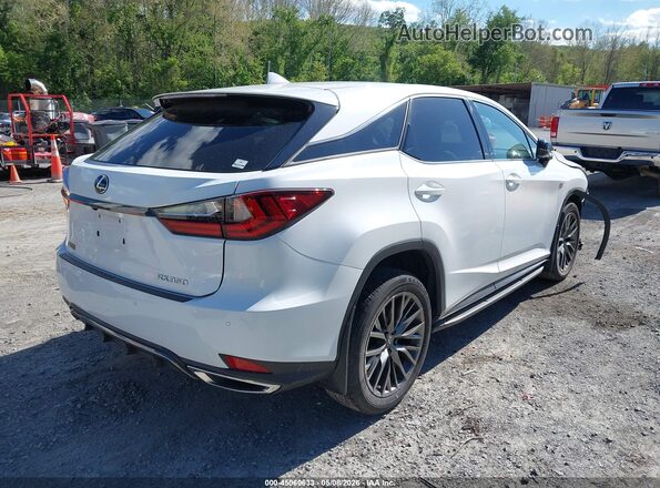 2T2SZMDA0LC228952 2020 LEXUS RX 350 Белый Задняя правая четверть