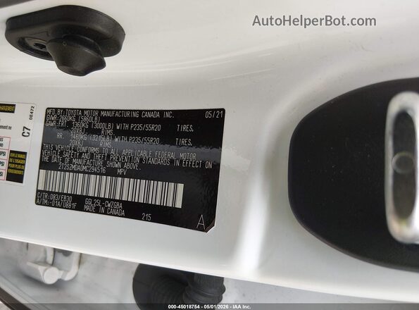 2T2SZMDA0MC294516 2021 LEXUS RX 350 Белый Вид подкапотного пространства
