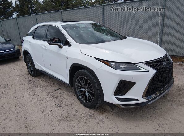 2T2SZMDA0MC294516 2021 LEXUS RX 350 Белый Передняя правая четверть