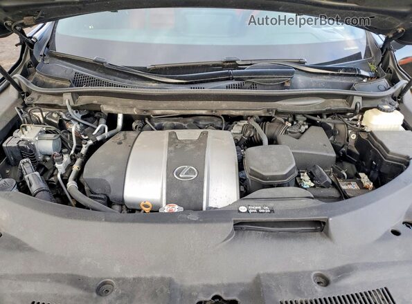 2T2SZMDA8MC284445 2021 LEXUS RX Black Vista del compartimento del motor
