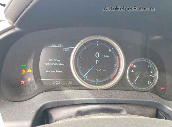 2T2YZMDA7LC239800 2020 LEXUS RX Черный Вид щитка приборов