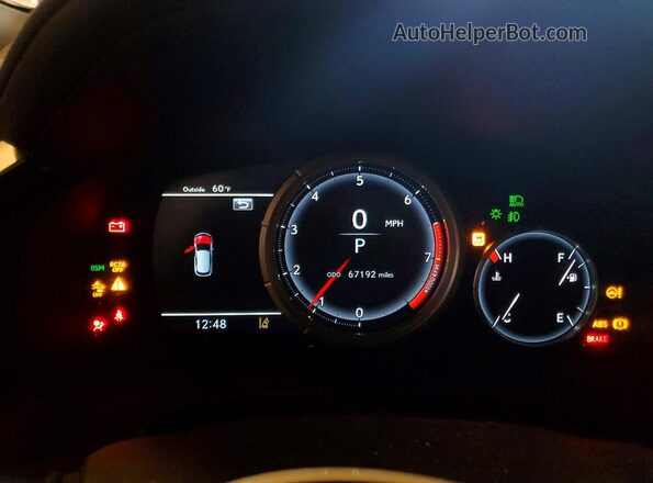 2T2YZMDA7NC352701 2022 LEXUS RX White Widok zestawu wskaźników