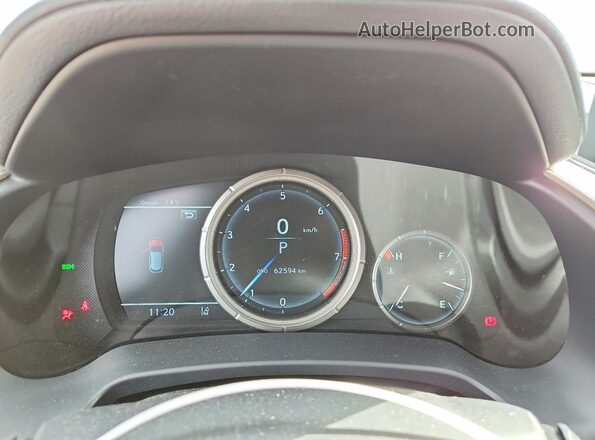 2T2YZMDA9MC262898 2021 LEXUS RX Black Widok zestawu wskaźników