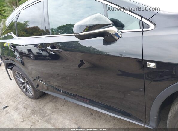 2T2YZMDAXNC350697 2022 LEXUS RX 350 Черный Вид задней части салона