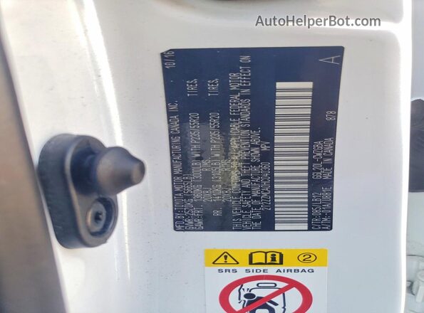 2T2ZZMCA0HC040360 2017 LEXUS RX White Widok wnętrza 360 stopni