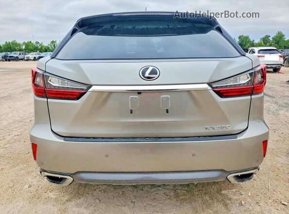 2T2ZZMCA1JC108249 2018 LEXUS RX Золотой Вид сзади