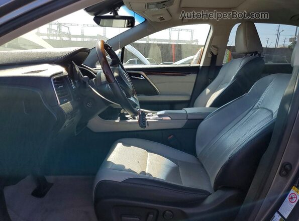 2T2ZZMCA6KC135044 2019 LEXUS RX Угольный Вид салона спереди