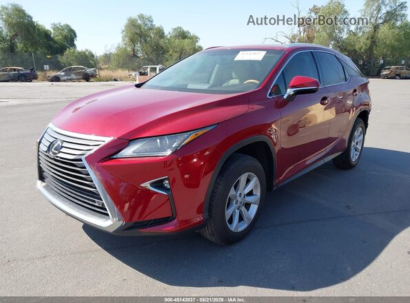 2T2ZZMCA7GC020489 2016 LEXUS RX 350 Бордовый Передняя левая четверть