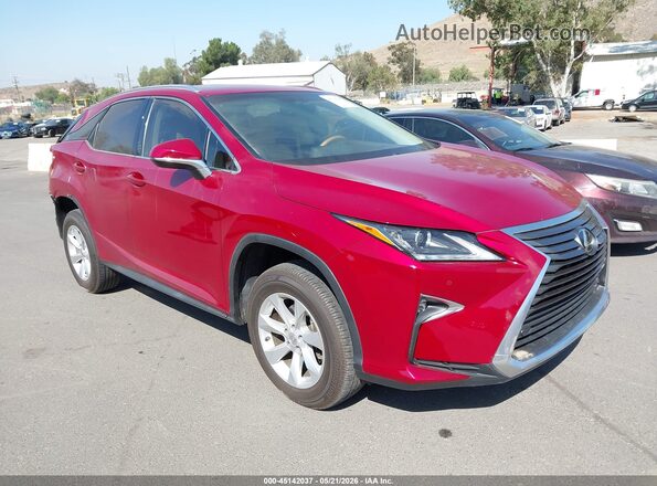 2T2ZZMCA7GC020489 2016 LEXUS RX 350 Бордовый Передняя правая четверть