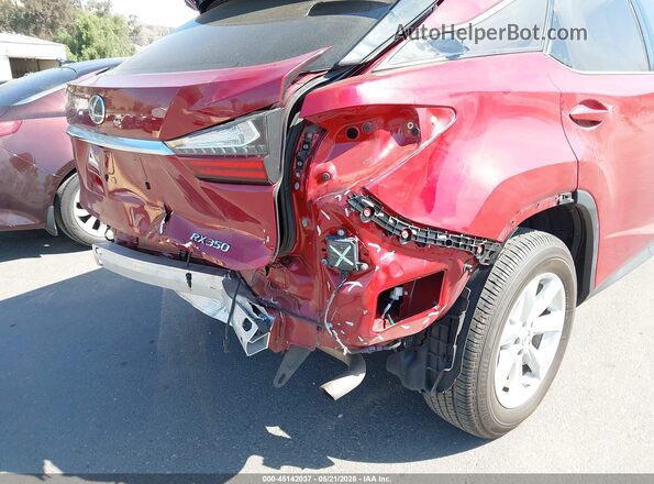 2T2ZZMCA7GC020489 2016 LEXUS RX 350 Бордовый 