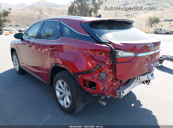 2T2ZZMCA7GC020489 2016 LEXUS RX 350 Бордовый Задняя левая четверть
