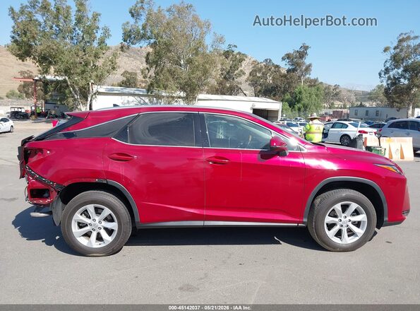 2T2ZZMCA7GC020489 2016 LEXUS RX 350 Бордовый Панорамный вид салона 360°