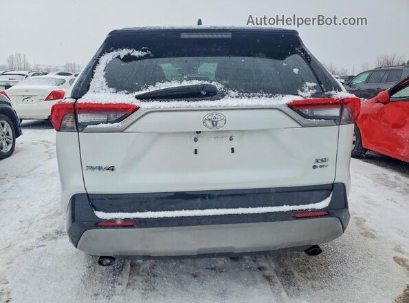 2T35WRFV0SW280948 2025 TOYOTA RAV4 White Widok z tyłu