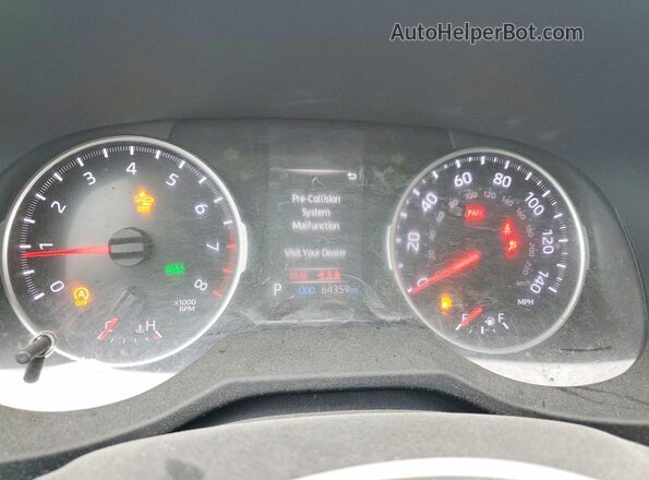 2T3A1RFV0LW125895 2020 TOYOTA RAV4 Белый Вид щитка приборов