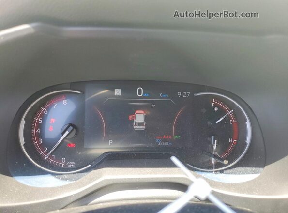 2T3A1RFV0PW374414 2023 TOYOTA RAV4 Gray Вид щитка приладів