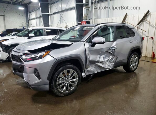 2T3A1RFV1NC293145 2022 TOYOTA RAV4 Silver Առջևի ձախ երեք քառորդ տեսարան