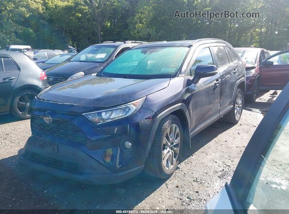 2T3A1RFV2LW087439 2020 TOYOTA RAV4 Blue Vista tres cuartos delantera izquierda