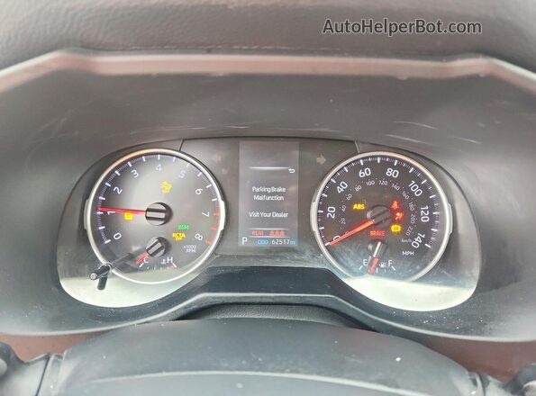 2T3A1RFV2MC171697 2021 TOYOTA RAV4 Black Widok zestawu wskaźników