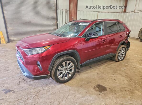 2T3A1RFV3KC013236 2019 TOYOTA RAV4 Burgundy Передня ліва чверть