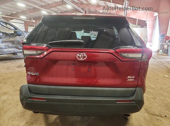 2T3A1RFV3KC013236 2019 TOYOTA RAV4 Burgundy Вид ззаду