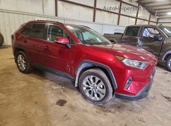 2T3A1RFV3KC013236 2019 TOYOTA RAV4 Burgundy Передня права чверть