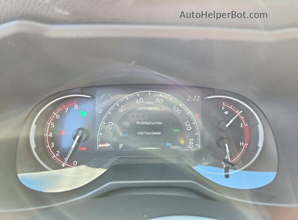 2T3A1RFV4SW533377 2025 TOYOTA RAV4 Gray Instrument cluster view