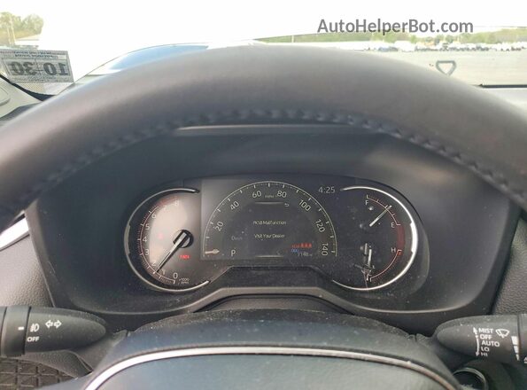 2T3A1RFV4SW593188 2025 TOYOTA RAV4 Silver ხელსაწყოთა პანელის ხედი