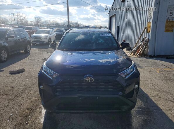 2T3A1RFV6KW045600 2019 TOYOTA RAV4 Blue Widok z przodu