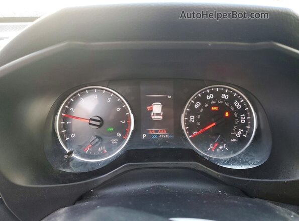 2T3A1RFV6KW045600 2019 TOYOTA RAV4 Blue Widok zestawu wskaźników