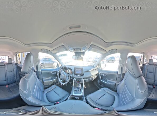 2T3A1RFV6KW045600 2019 TOYOTA RAV4 Blue Widok wnętrza 360 stopni