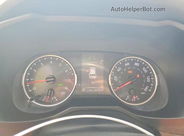2T3A1RFV6KW050795 2019 TOYOTA RAV4 Угольный Вид щитка приборов