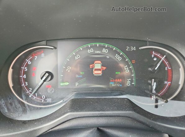 2T3A1RFV9RC428202 2024 TOYOTA RAV4 Gray Вид щитка приладів