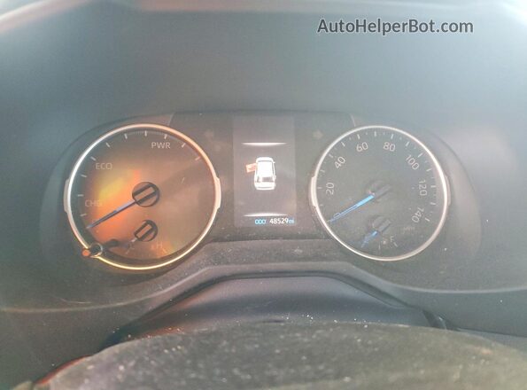 2T3B6RFV4MW019084 2021 TOYOTA RAV4 Серый Вид щитка приборов