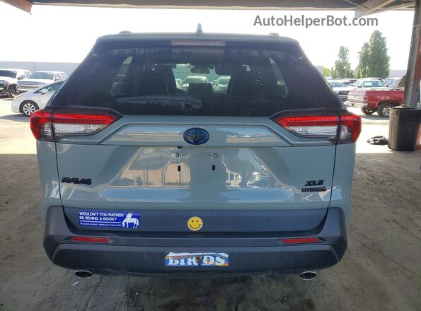 2T3B6RFV4MW019084 2021 TOYOTA RAV4 Серый Вид сзади
