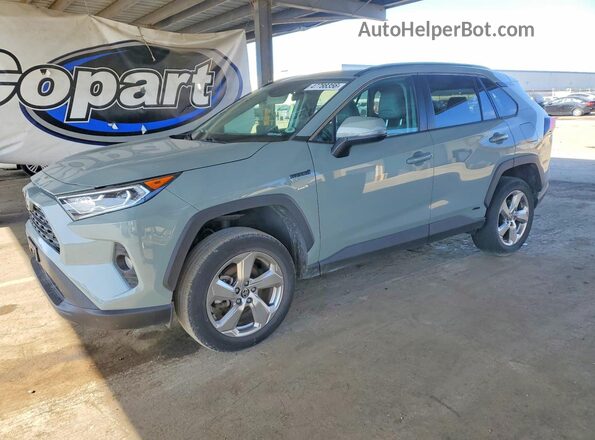 2T3B6RFV4MW019084 2021 TOYOTA RAV4 Серый Передняя левая четверть