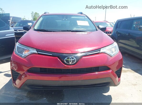 2T3BFREV2JW756832 2018 TOYOTA RAV4 Red Widok zestawu wskaźników