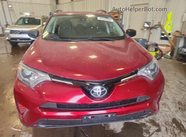 2T3BFREV4JW785801 2018 TOYOTA RAV4 Red Front view