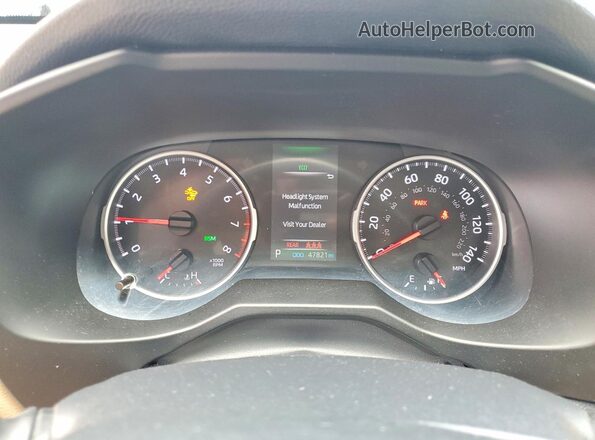 2T3C1RFV0LC042249 2020 TOYOTA RAV4 Blue Widok zestawu wskaźników
