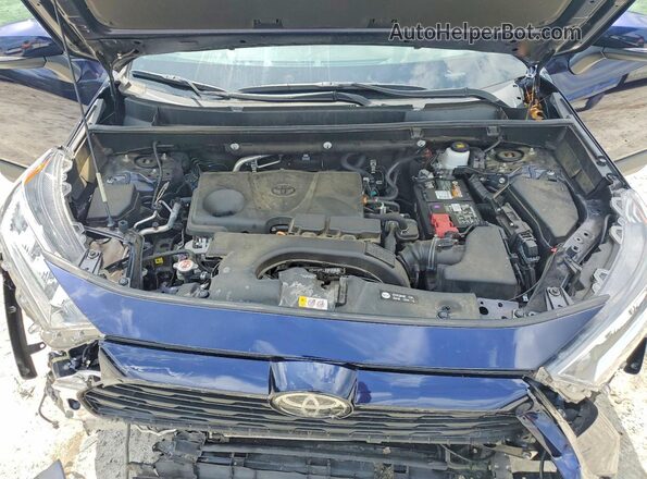 2T3C1RFV0LC042249 2020 TOYOTA RAV4 Blue Widok komory silnika