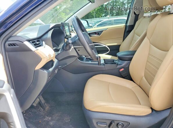 2T3C1RFV0LC042249 2020 TOYOTA RAV4 Blue Widok wnętrza z przodu