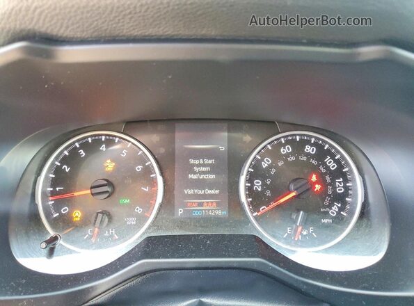 2T3C1RFV0MC125973 2021 TOYOTA RAV4 Black Widok zestawu wskaźników