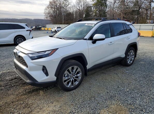 2T3C1RFV0SW401242 2025 TOYOTA RAV4 White წინა მარცხენა ხედი სამი მეოთხედიდან
