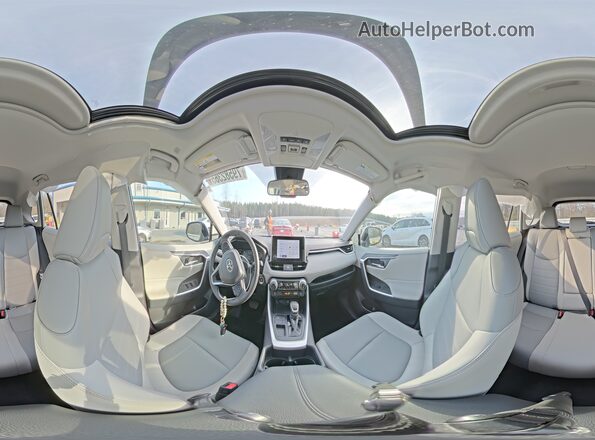 2T3C1RFV0SW401242 2025 TOYOTA RAV4 White VIN კოდის სტიკერის ხედი