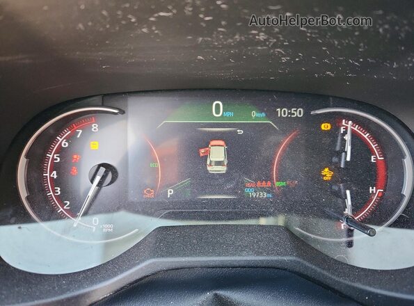 2T3C1RFV1PW287369 2023 TOYOTA RAV4 Gray Widok zestawu wskaźników