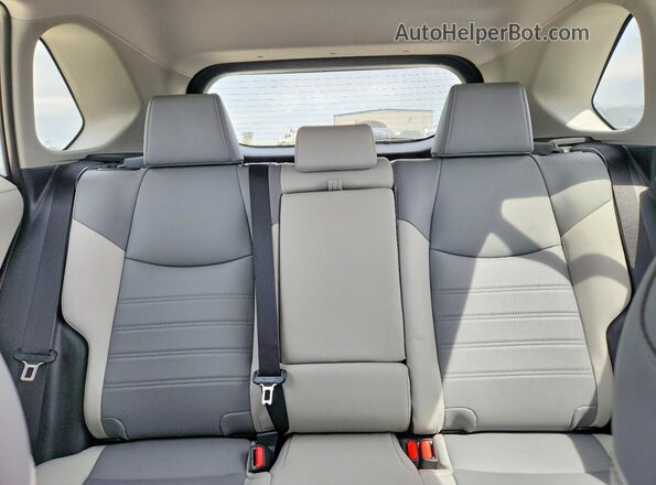 2T3C1RFV1SW434993 2025 TOYOTA RAV4 White Rear seats view