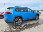 2019 Toyota Rav4 Xle Premium Синий vin: 2T3C1RFV2KC011597